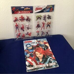 Marvel The Avengers Activity Coloring Book and Sticker Bundle